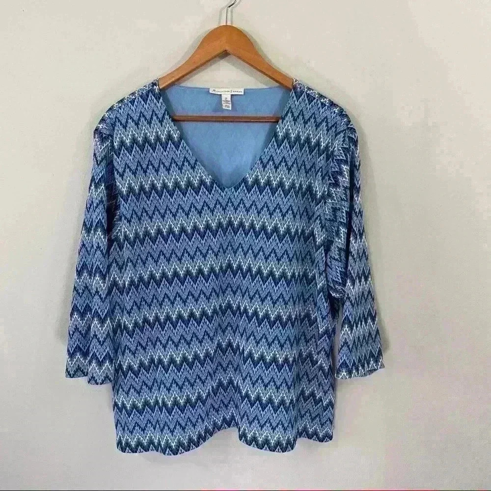 JM Collection chevron top